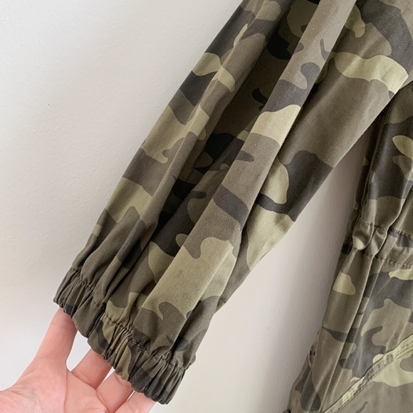 Banana Republic Oversized Camo Military Army Jacket Small - Picture 13 of 15